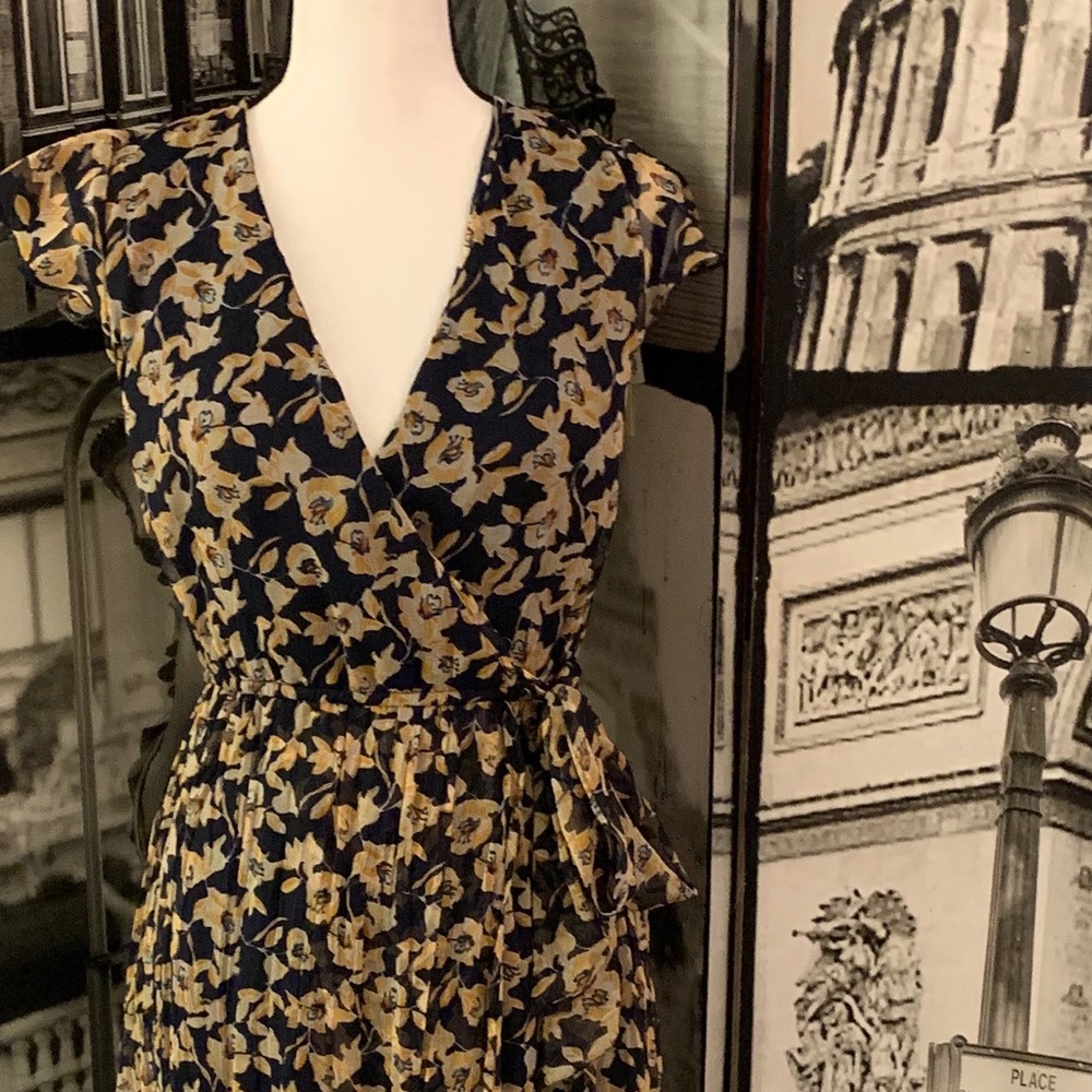SOLD!!Band of Gypsies floral print  maxi dress